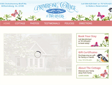 Tablet Screenshot of primrose-cottage.com